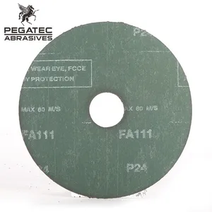 Fine Polishing Tool Fiber Disc 4.5 Inch Alumnimun Oxid 125 180 Mm Sanding Abrasives Pad FOR STEEL And Wood