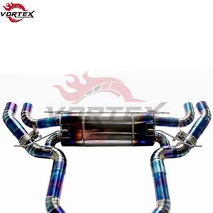 Escape Catback VORTEX Grado 5 Ti Valvetronic para BMW M760Li 6.6T 2018-2024, Puntas Quemadas Arcoíris, Instalación Directa - Product Image 6