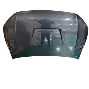 Pour VW <span class=keywords><strong>POLO</strong></span> <span class=keywords><strong>GTI</strong></span> 2018-2020 capot moteur de voiture couvre capot en Fiber de carbone capot avant évents Bodykit - Product Image 1