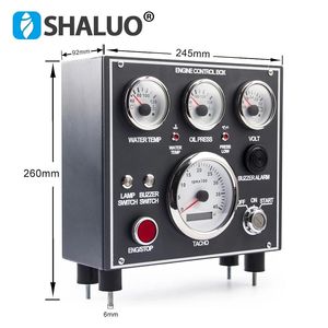 Caja de Control de Motor Shaluo 24V Diésel, Medidor de Temperatura del Agua, Presión de Aceite, Voltímetro, Tacómetro, Función de Arranque y Parada - Product Image 2