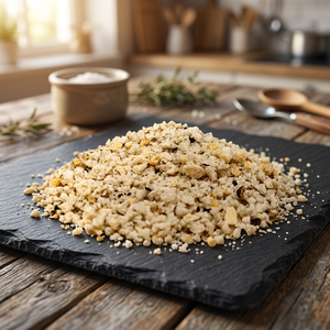 เศษขนมปัง Panko จากอิตาลีพร้อมเครื่องเทศบด2กก. แป้งสาลีพลาสติกคุณภาพส่งออกสำหรับทอด - Product Image 1