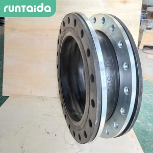 DN100 double sphère à embout à bride soufflet EPDM joints de dilatation en caoutchouc flexible - Product Image 5