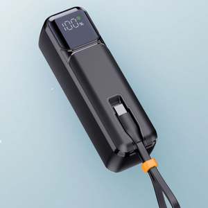 Chargeur mural AC PD22.5W Mini Powerbank 5000Mah avec câble Type C intégré - Product Image 5