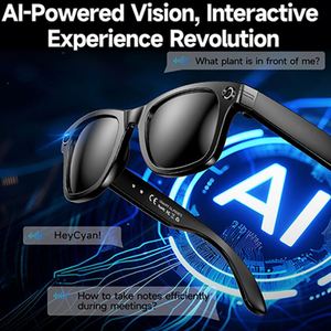 Smart AI Glasses 8MP <b>Camera</b> WiFi AI Translation Anti-Shake <b>Bluetooth</b> Waterproof 4K Video Photo Capture Light Music Sunglasses - Product Image 5