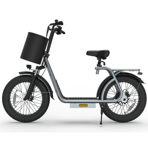 Scooter Eléctrico X20 Gris de 20 Pulgadas, Bicicleta de Reparto de Alimentos de Largo Alcance, Plegable, de Alta Velocidad, X20 - Product Image 1