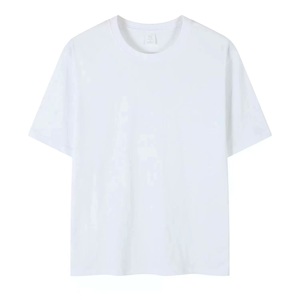 Custom Heavyweight 100% Cotton T Shirt OEM ODM Oversized Unisex Crew Neck Blank Short Sleeve <b>Tee</b> with Logo - Product Image 1