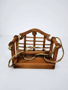 Offre Spéciale pas cher Chaise balançoire en bois d'extérieur Mangeoire à oiseaux pour décoration de jardin Grande réduction pour Super Sepetember expédition rapide - Product Image 5