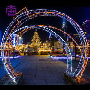 LED Arch Motif <b>Light</b> Outdoor Waterproof Christmas Archway Decoration Tunnel Walk Through Gate Holiday Lighting - Product Image 6