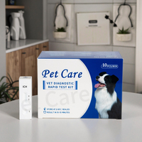 Kit de test rapide réutilisable pour animaux de compagnie FIPV FCOV FHV FCV FPV pour le diagnostic de la giardiose canine GIA CIV, équipement vétérinaire