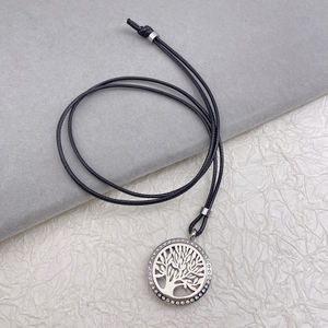 <span class=keywords><strong>2026</strong></span> 스테인리스 스틸 트렌디 생명의 나무 펜던트 기하학적 아로마테라피 에센셜 오일 디퓨저 목걸이 결혼식 및 파티용 - Product Image 3