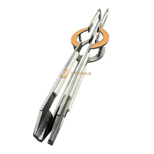 Fabrication M12 Poignée de porte en verre de style échelle commerciale en acier inoxydable 304 dos à dos pousser et tirer Design moderne - Product Image 3