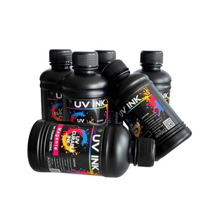 Tinta UV LED Dura y Suave de 1000 ml para Impresoras <span class=keywords><strong>Epson</strong></span> I3200 XP600 I1600 TX800 L805 1390 DX4 DX5 DX7, Tinta de Curado UV - Product Image 2