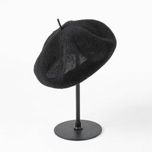 หมวกเบเร่ต์ถักนิตติ้งสำหรับฤดูใบไม้ผลิ/ฤดูร้อน ปี 2025 แฟชั่นทันสมัย สไตล์ลำลอง เหมาะสำหรับคนศีรษะใหญ่ ใส่เที่ยวกลางแจ้ง ระบายอากาศได้ดี ใช้ได้ที่ชายหาด - Product Image 4