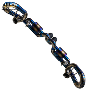Sistema de Escape Catback Valvetronic de Titanio de Alto Rendimiento para <span class=keywords><strong>Porsche</strong></span> 911 <span class=keywords><strong>991</strong></span> <span class=keywords><strong>GT3</strong></span> GT3RS Personalizado - Product Image 2