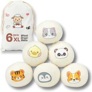 7cm Organic Wool Dryer <b>Balls</b> for <b>Laundry</b> Washing Top Selling Products 2024 New Trending in USA Compostable Dryer <b>Balls</b> Pack of 6 - Product Image 1