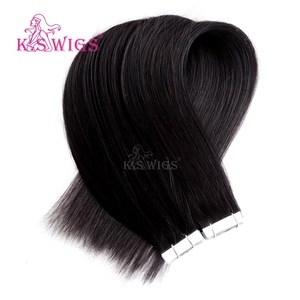 Extensions de cheveux humains 100% Remy, adhésives, invisibles, à trame fine, douces, lisses, sans nœuds, pré-collées. - Product Image 2