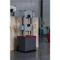 Máquina de prueba universal hidráulica WAW-300KN, software de prueba con extensible/compresión/electrohidráulica