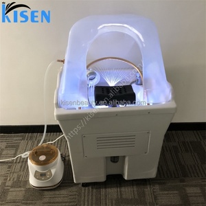 Kisen Salon Beauty Portable Shampoo <b>Bed</b> with White <b>Black</b> Green Color Water Circulation Fumigated Water Pipe on Sale - Product Image 4