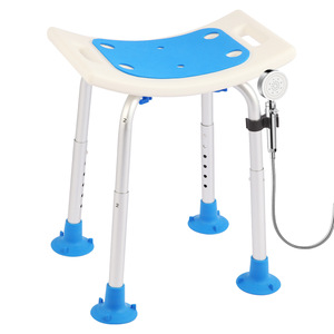 Tabouret de douche Concord en alliage d'aluminium antidérapant bleu pour personnes âgées, femmes enceintes, réadaptation, siège de bain - Product Image 1