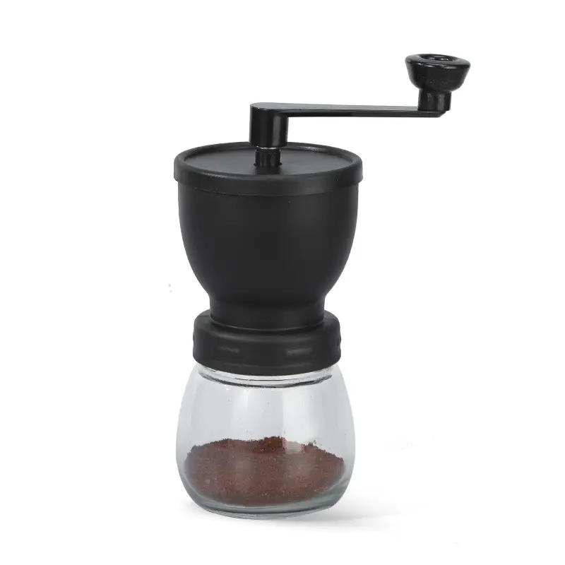 ポータブル手動コーヒーマシングラインダー調節可能なセラミックバリミルハンドクランク家庭用クラッシャーコーヒー豆ツール家庭用