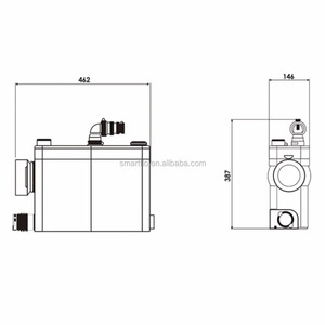 220 V-240 V 50 HZ intelligent celler <span class=keywords><strong>wc</strong></span> <span class=keywords><strong>broyeur</strong></span> <span class=keywords><strong>pompe</strong></span> - Product Image 5