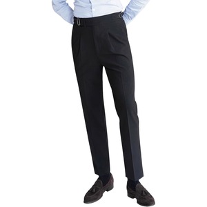 Custom Men's Classic Italian <strong>Old</strong> Money Style Formal <strong>Pants</strong> Lightweight Men's Suit <strong>Pants</strong> High Waist Men's <strong>Pants</strong> &amp; Trousers - Product Image 4