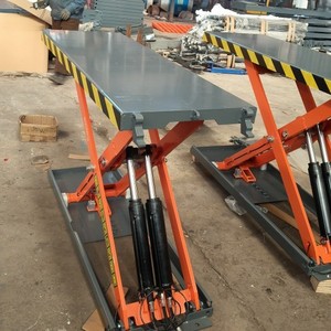 Plateforme élévatrice mobile à ciseaux électrique hydraulique de 3,5 tonnes, gris clair, positionnement central, pour véhicules automobiles - Product Image 2
