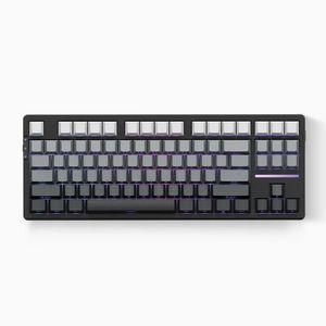 คีย์บอร์ดกลไก VGN V87/V87pro แบบ 3 โหมด เชื่อมต่อได้ 3 โหมด คีย์บอร์ดเกมมิ่ง โครงสร้างตามหลักสรีรศาสตร์ คีย์บอร์ดแบบถอดเปลี่ยนสวิตช์ได้ - Product Image 1