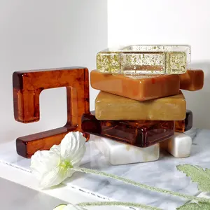 Yüksek kaliteli Squire kristal reçine Lucite bileklik kadın parti düğün bilezik moda fabrika toptan el süsleme - Product Image 1