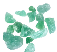 Pierre de fluorite verte naturelle brute pour la décoration, les diffuseurs et l'aménagement paysager