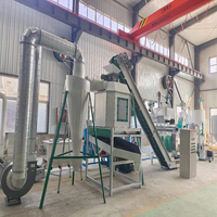 Nouveau 1-10 t/h Mash Feed Mill Machine Animal Volaille Poudre Ligne De Traitement Broyeur Mélangeur Conception D'usine D'alimentation pour Volaille Élevage