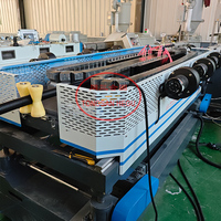 Máquina para Tubería Corrugada de Plástico TONGSANHEGU de 50 mm, Línea de Producción de Extrusión de Tubería HDPE DWC de 40-110 mm