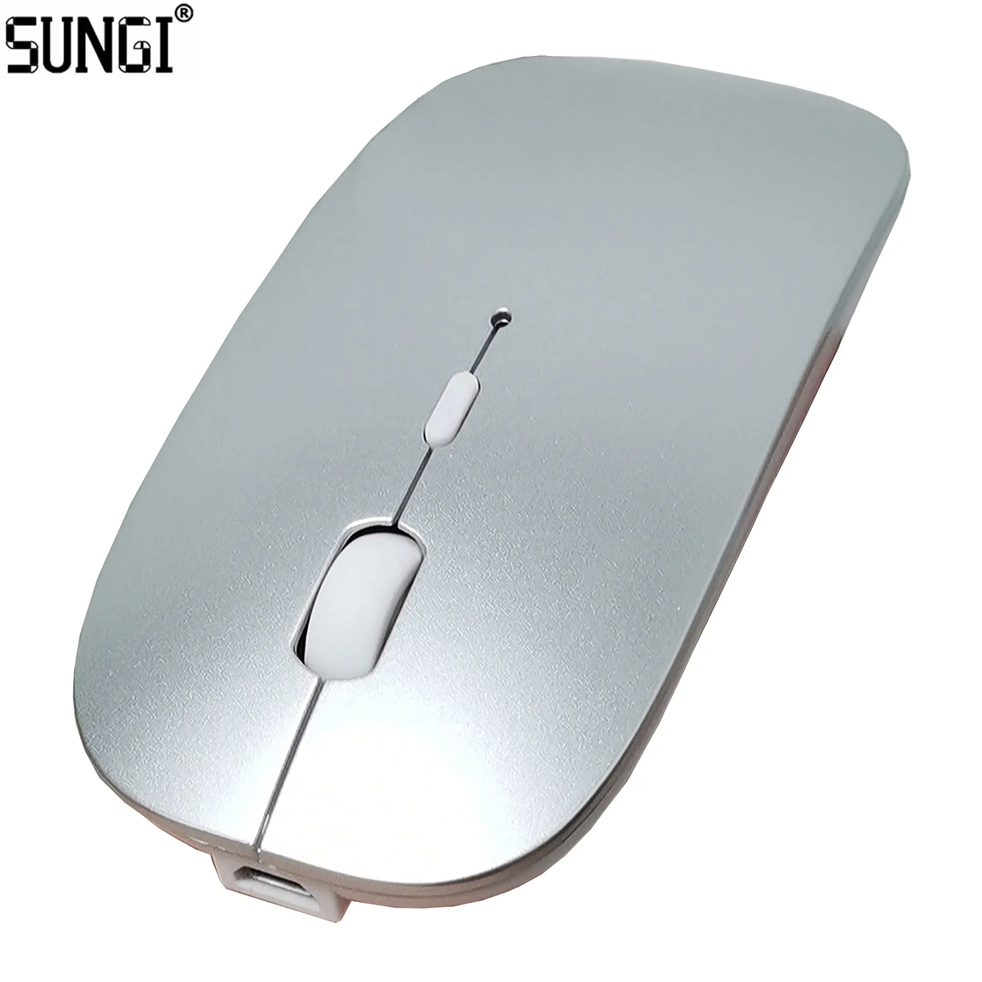 SUNGI Good Quality Silent Wireless Bluet ooth Mouse with Rechargeable Lithium Battery for iPhone iPad Macbook