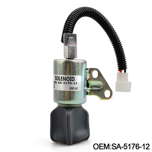 โซลินอยด์วาล์ว Sa-5176-12 12Vdc สำหรับปิดเครื่องยนต์คูโบต้า Yc101553 - Product Image 5