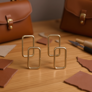 Fibbia in metallo Ilan 46x28mm 4 pezzi per accessori per la creazione di borse - Product Image 2