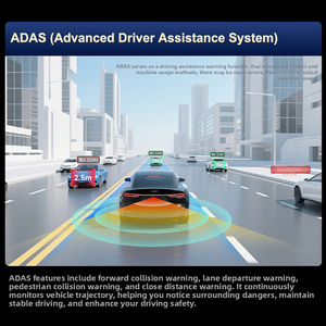 <span class=keywords><strong>Cam</strong></span>éra embarquée dissimulée 1080P avec GPS, 3 canaux (avant, habitacle et arrière) pour une surveillance à angle complet, boîte noire de voiture - Product Image 3