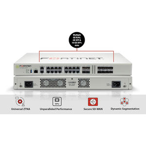 Fortinet <span class=keywords><strong>FortiWiFi</strong></span> 60F, Firewall de Red Inalámbrica y Cableada de Alto Rendimiento con SD-WAN Seguro y VPN, FG-60F - Product Image 1