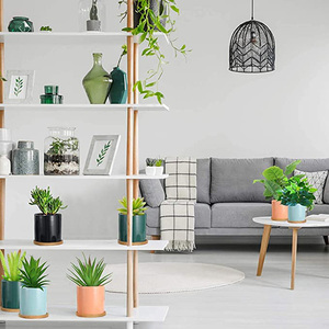 Pots de plantes en céramique pour plantes d'intérieur, jardin, maison, bureau, rebord de fenêtre, Pot de fleurs succulentes, bricolage, cadeaux pour maman, vente en gros