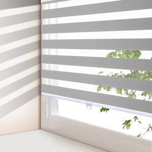 Stores zébrés double couche à contrôle <span class=keywords><strong>de</strong></span> la lumière, stores occultants en aluminium, stores à rouleaux à arrêt libre pour la maison et le bureau - Product Image 2