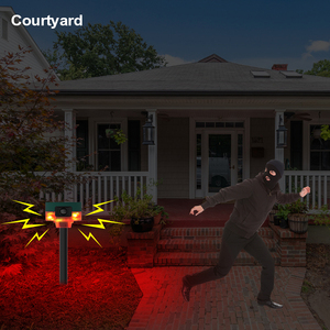 เครื่องไล่สัตว์ด้วยพลังงานแสงอาทิตย์13เสียงและการบันทึกการเตือนภัยด้วยพลังงานแสงอาทิตย์วิทยุไร้สายมาใหม่ N911S - Product Image 5