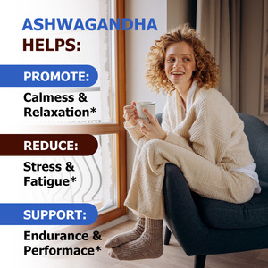 Private Label Ashwagandha Strips Reduce Stress <b>Supplement</b> Chocolate Mocha Flavor with Withania Somnifera Promotes Sleep Quality - Product Image 3