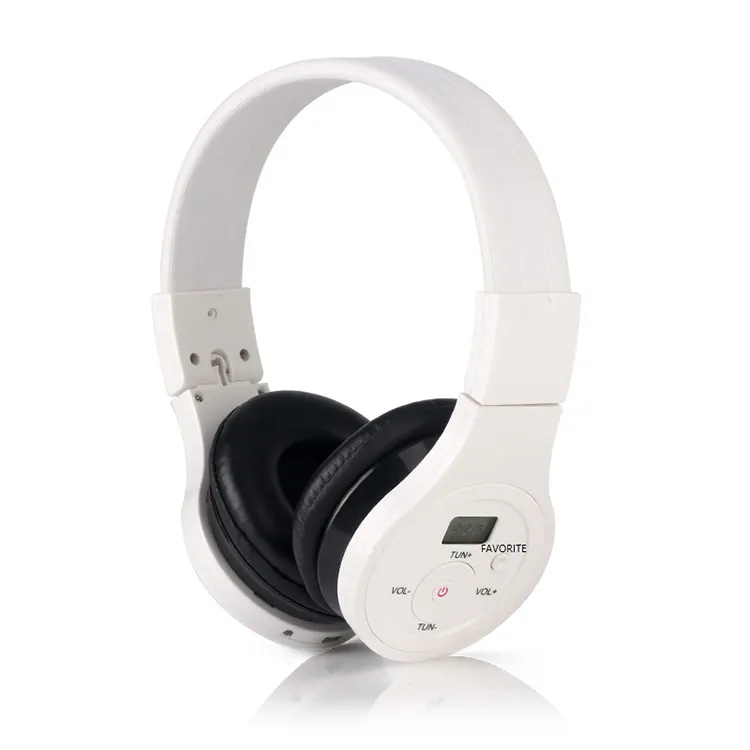 Walkman kulaklık radyo FM Stereo kulaklık akülü konferans alıcı kablosuz FM radyo kulaklık