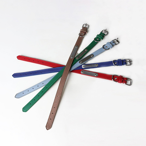 <span class=keywords><strong>Collar</strong></span> personalizado para mascotas, resistente, ajustable, impermeable, Multicolor, de cuero <span class=keywords><strong>PU</strong></span>, para perro - Product Image 4