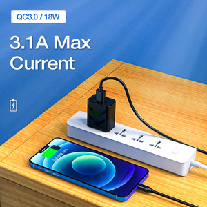 Caricabatterie USB <span class=keywords><strong>Rapido</strong></span> 18W Quick Charge 3.0 Universale da Parete per Telefoni Cellulari e Tablet, Compatibile con <span class=keywords><strong>iPhone</strong></span> 17, Samsung, Huawei - Product Image 5
