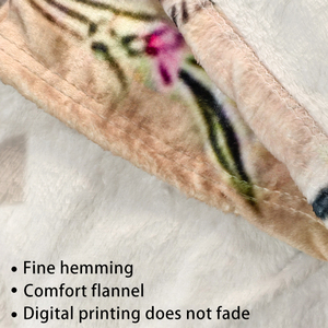 Couverture polaire en flanelle de vison à sublimation imprimée personnalisée et douce pour l'hiver - Product Image 4
