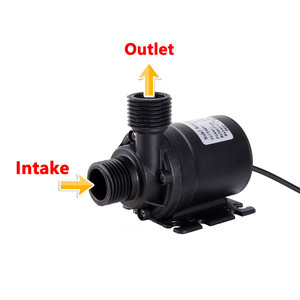 Mini Bomba de Agua Ultra Silenciosa DC 12V/24V Bomba Sumergible con Motor sin Escobillas para Jardín, <span class=keywords><strong>Estanque</strong></span>, Fuente, Acuario y Pecera - Product Image 1