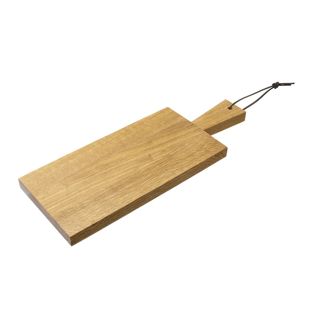 Placa de corte retangular de madeira pequena do queijo de madeira com punho
