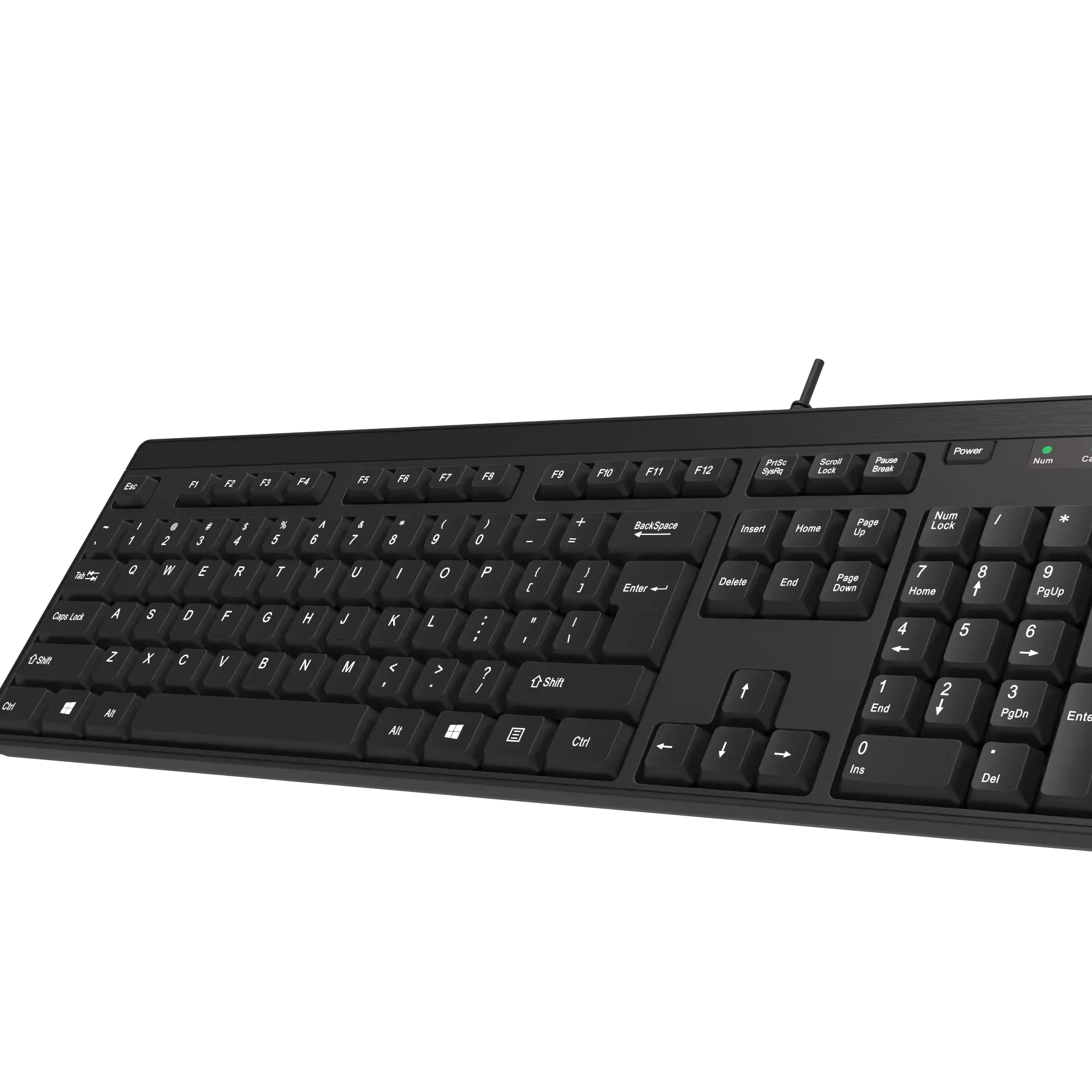 Factory Wholesale Best Cheap Business Wired USB Keyboard 104 Keys Keyboard For LG HP