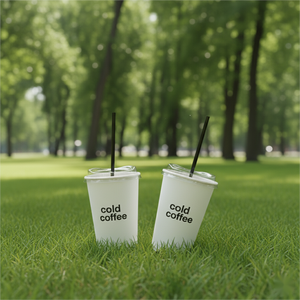 Custom <b>Disposable</b> Double Wall Biodegradable Paper <b>Cups</b> for Coffee & Takeout Packaging with Personalized Logo - Product Image 5