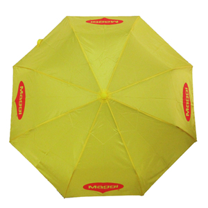 <span class=keywords><strong>Paraguas</strong></span> de 21 pulgadas y 8 varillas, marco de Metal recubierto de Zinc, amarillo, plegable, 3 pliegues, a prueba de viento, regalo con logotipo personalizado, barato en línea - Product Image 6